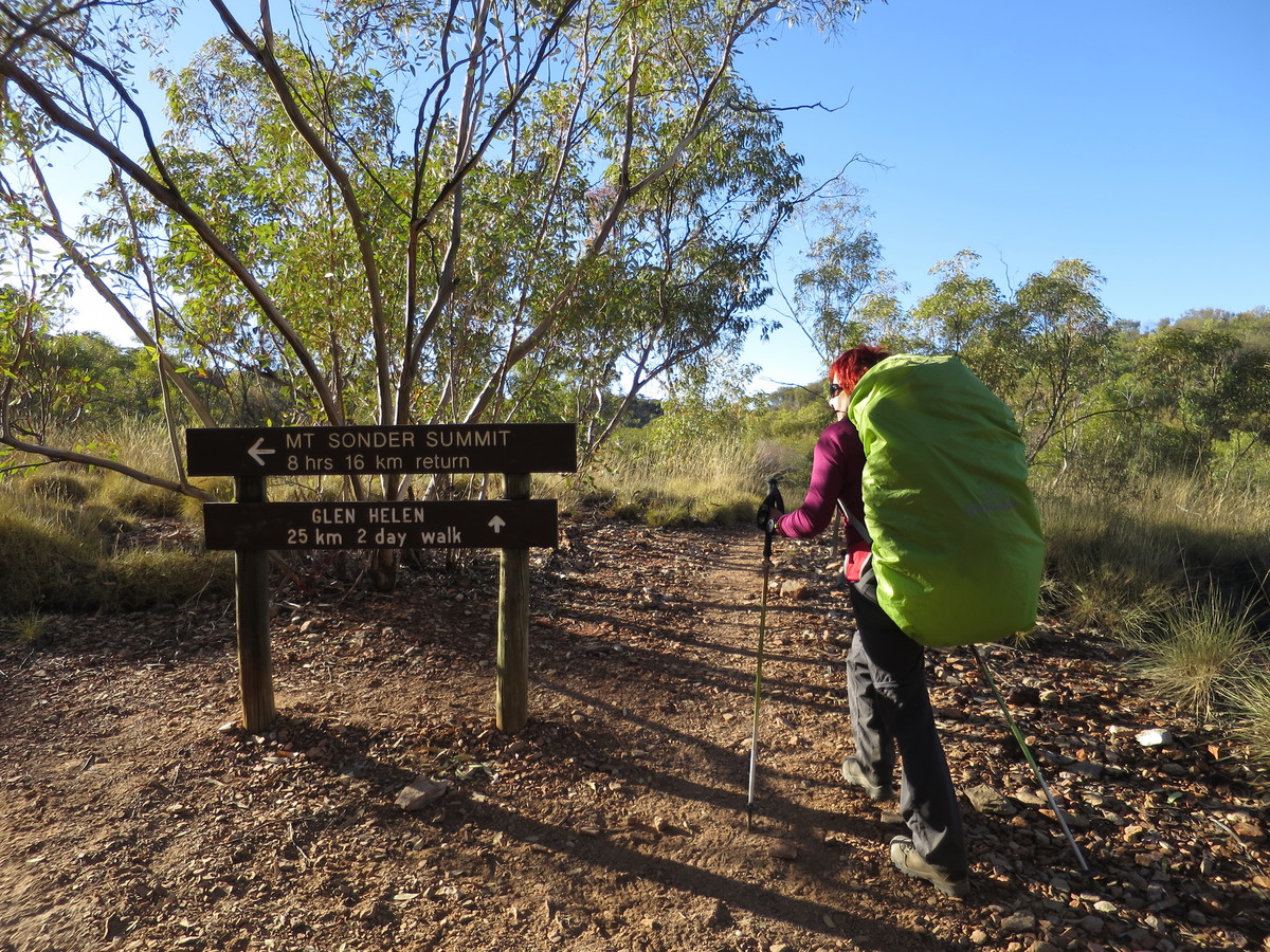 Larapinta trail v osrednji Avstraliji
