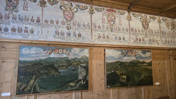 Stena v škofovski sprejemnici v Brixnu